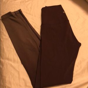 Burgundy ombré lululemon leggings